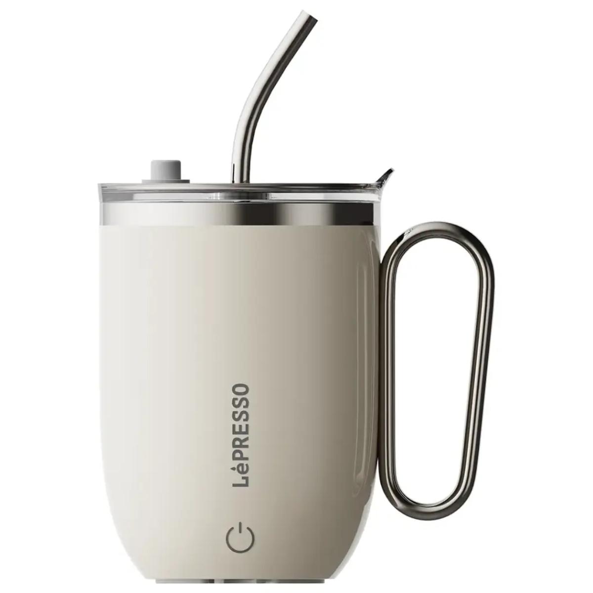 LePresso Sip Spin Magnetic Auto Stirring Mug