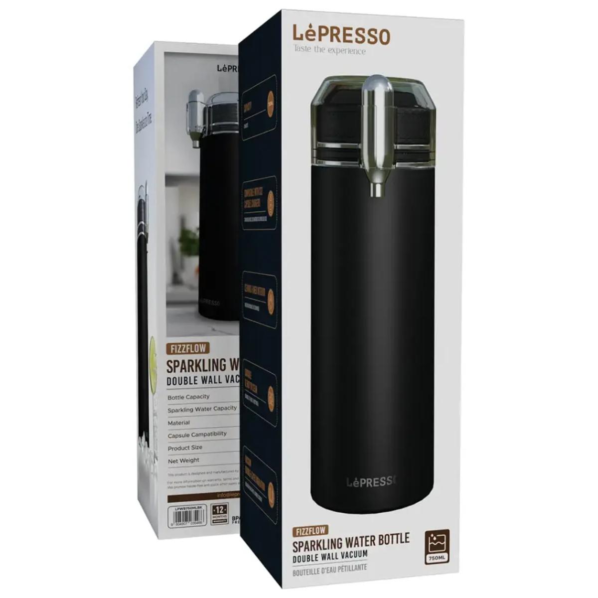 LePresso Sparkling Water Bottle 750ml