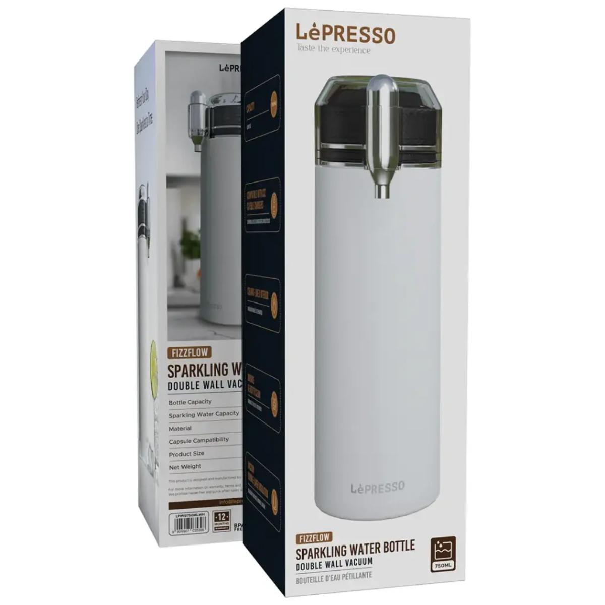 LePresso Sparkling Water Bottle 750ml