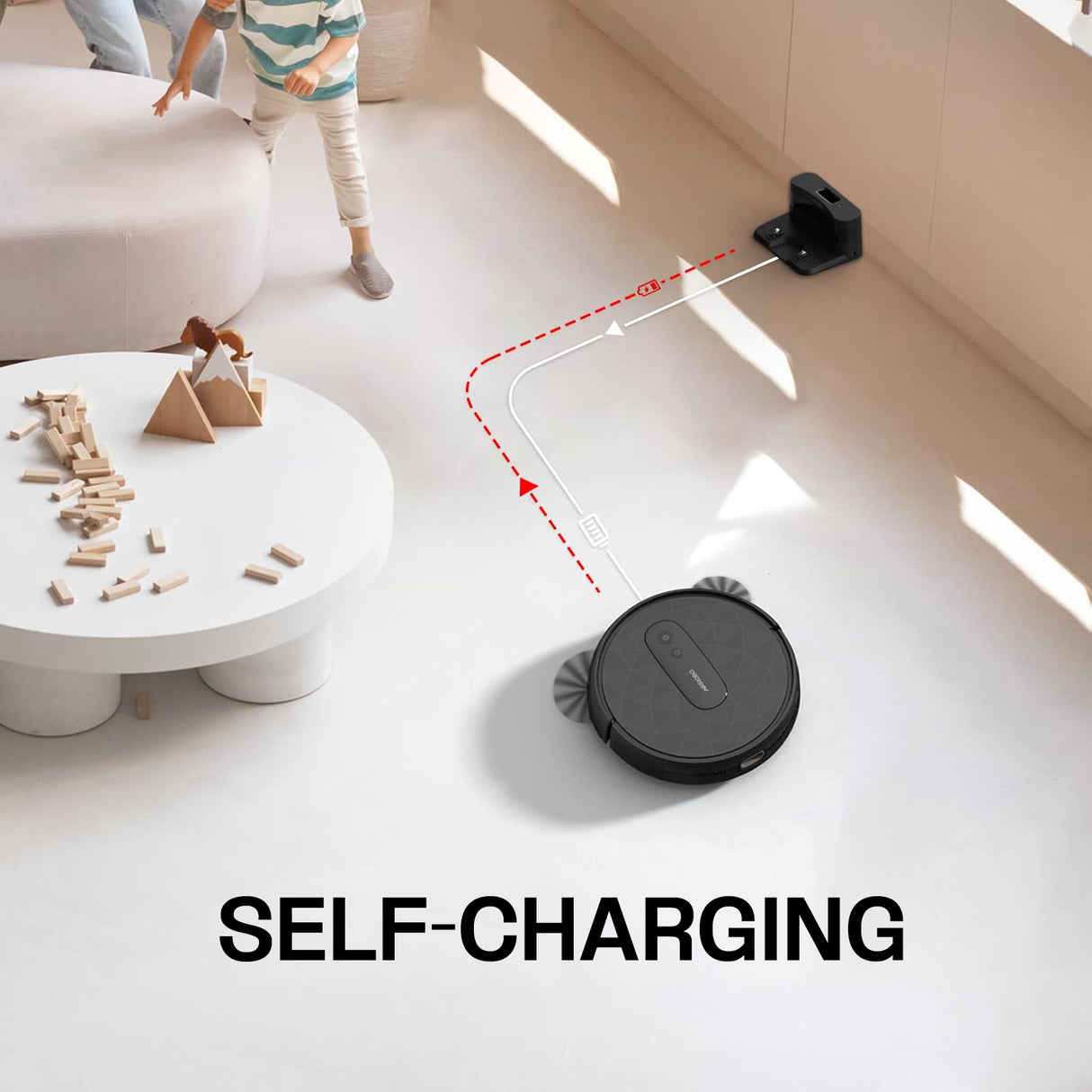 P20 Robot Vacuum Cleaner with 2800Pa Suction Power by AIRROBO