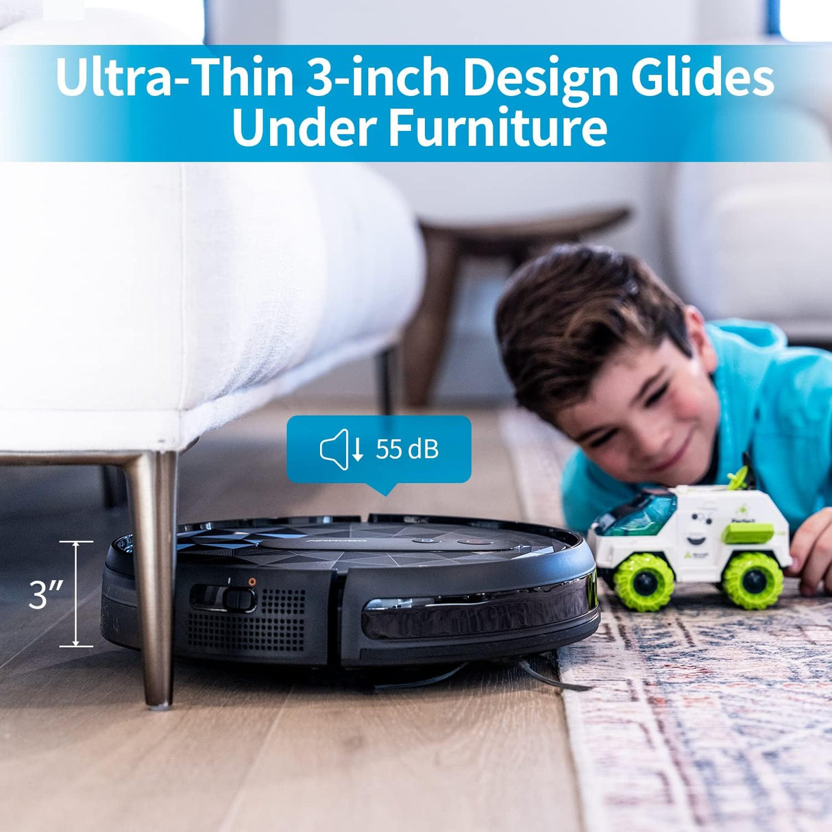 P20 Robot Vacuum Cleaner with 2800Pa Suction Power by AIRROBO