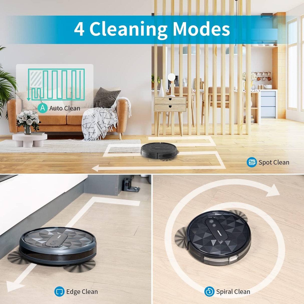 P20 Robot Vacuum Cleaner with 2800Pa Suction Power by AIRROBO