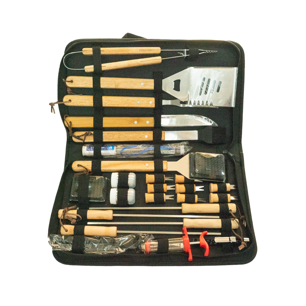 BBQ Stainless Steel Grilling Tools Set 24 in 1