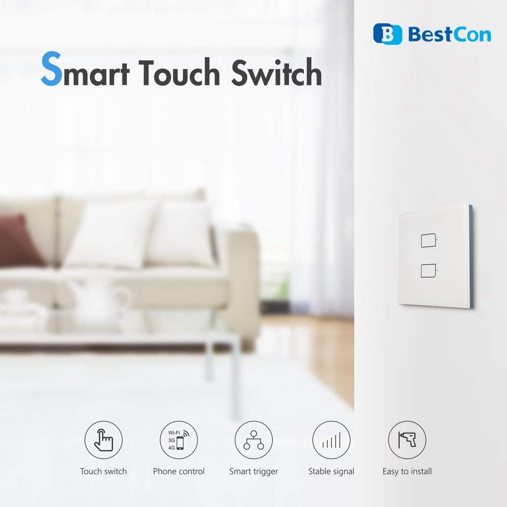 BestCon Smart Light Switch TC2S | Smart Switch | Tradeo Shopping