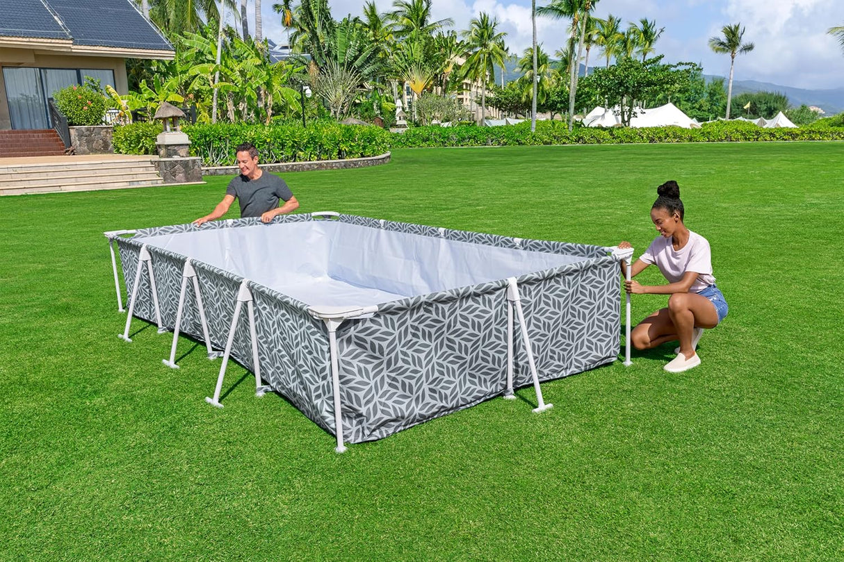 Bestway Steel Pro Rectangular Pool – 3.66m x 2.01m x 66cm