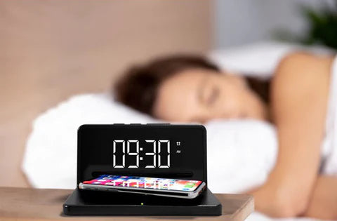 Digital Alarm Clock with Wireless Charger | Alarm Clock | Tradeo Shopping