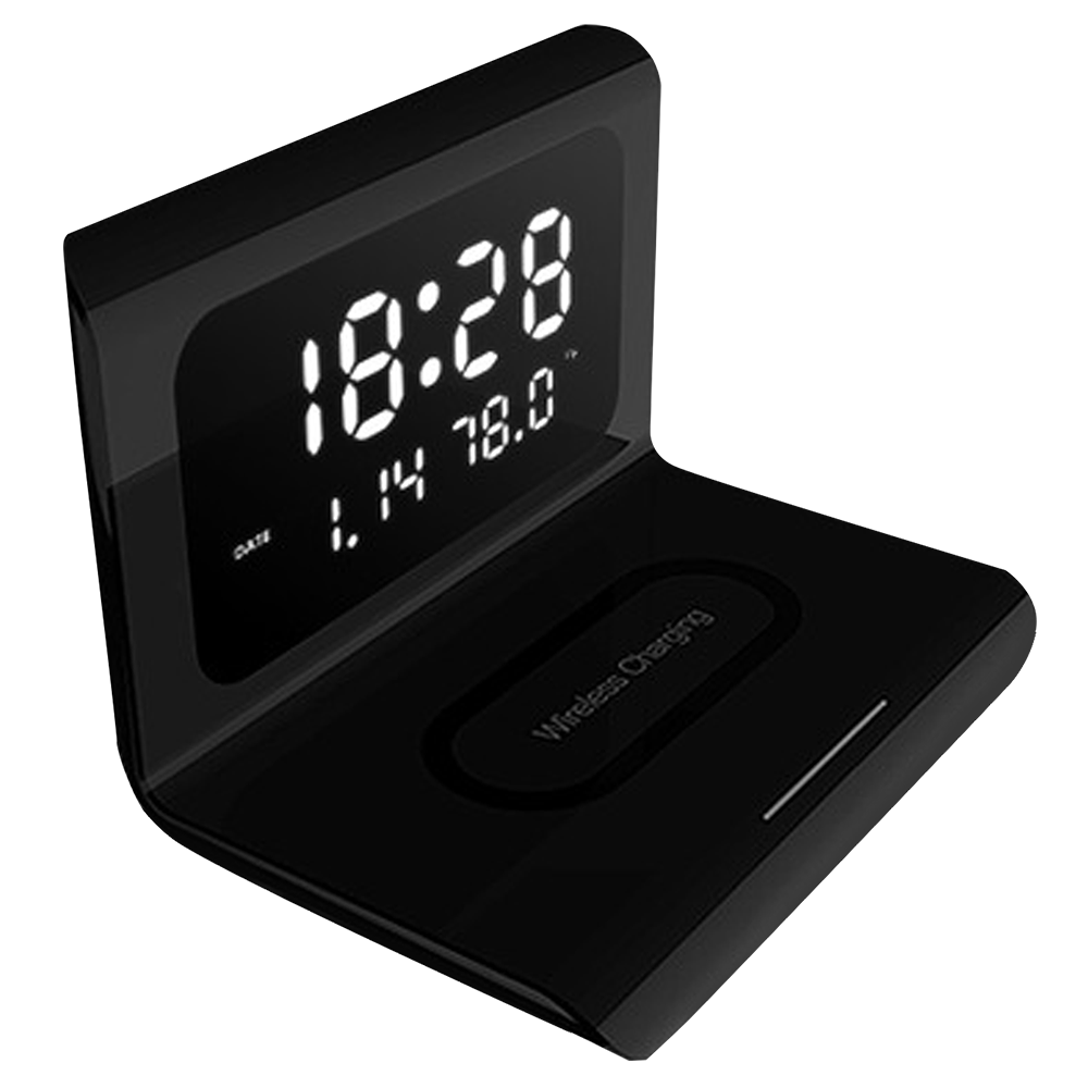 Digital Alarm Clock with Wireless Charger | Alarm Clock | Tradeo Shopping