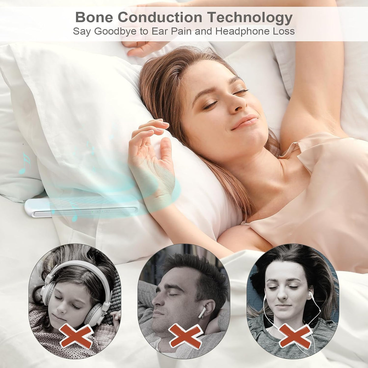 Bone Conduction Sleep Speaker | Speaker | Tradeo Shopping