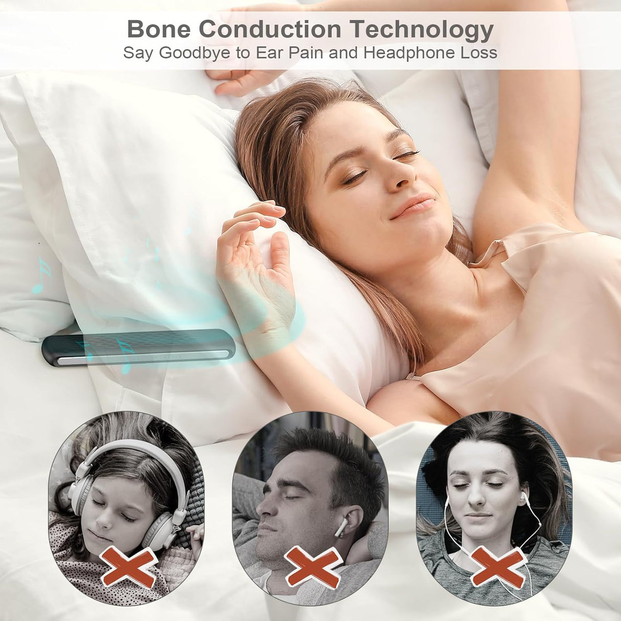 Bone Conduction Sleep Speaker | Speaker | Tradeo Shopping
