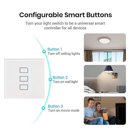 Smart Light Switch TC3 by BroadLink | Smart Switch | Tradeo Shopping