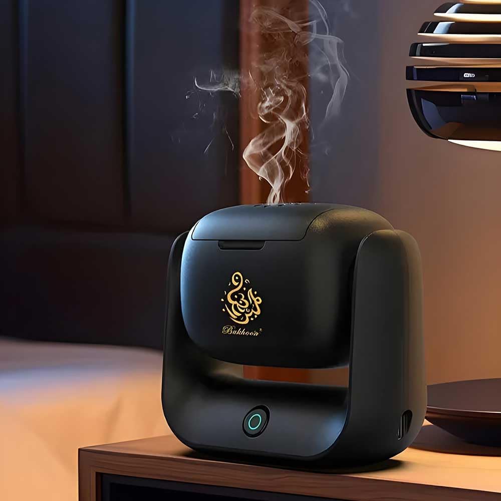 Bakhoor Portable Incense Burner – 90° Rotation