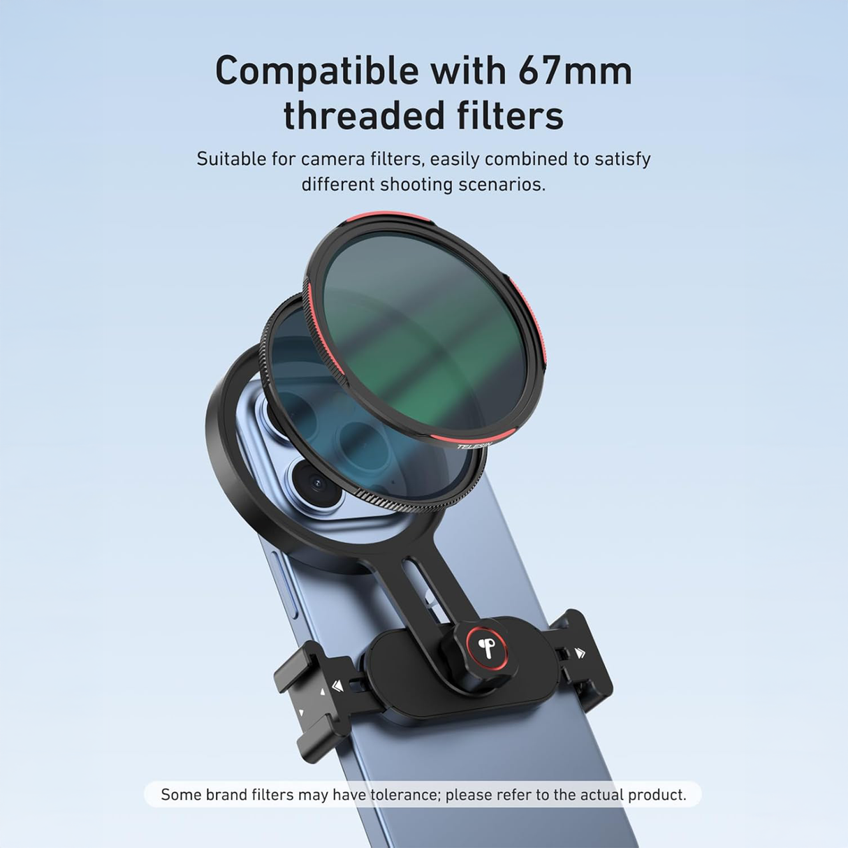 CPL 67mm Filter + Mount by TELESIN