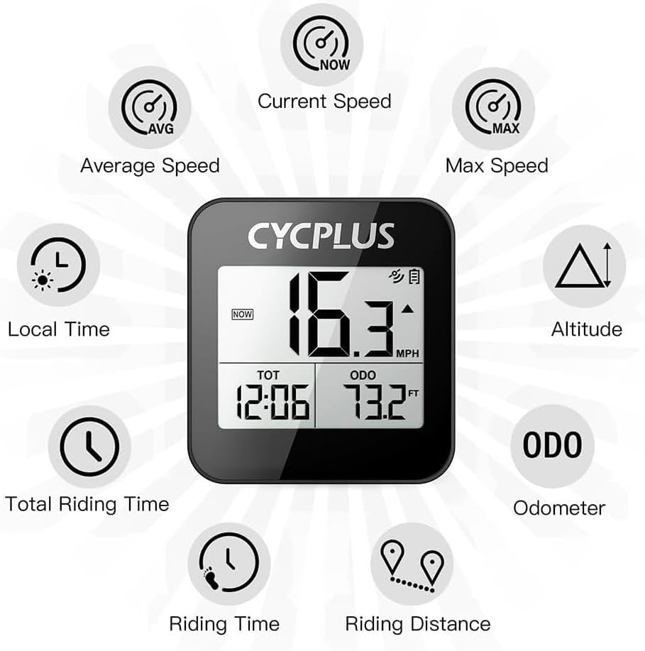 Wireless GPS Bike Computer G1 by CYCPLUS