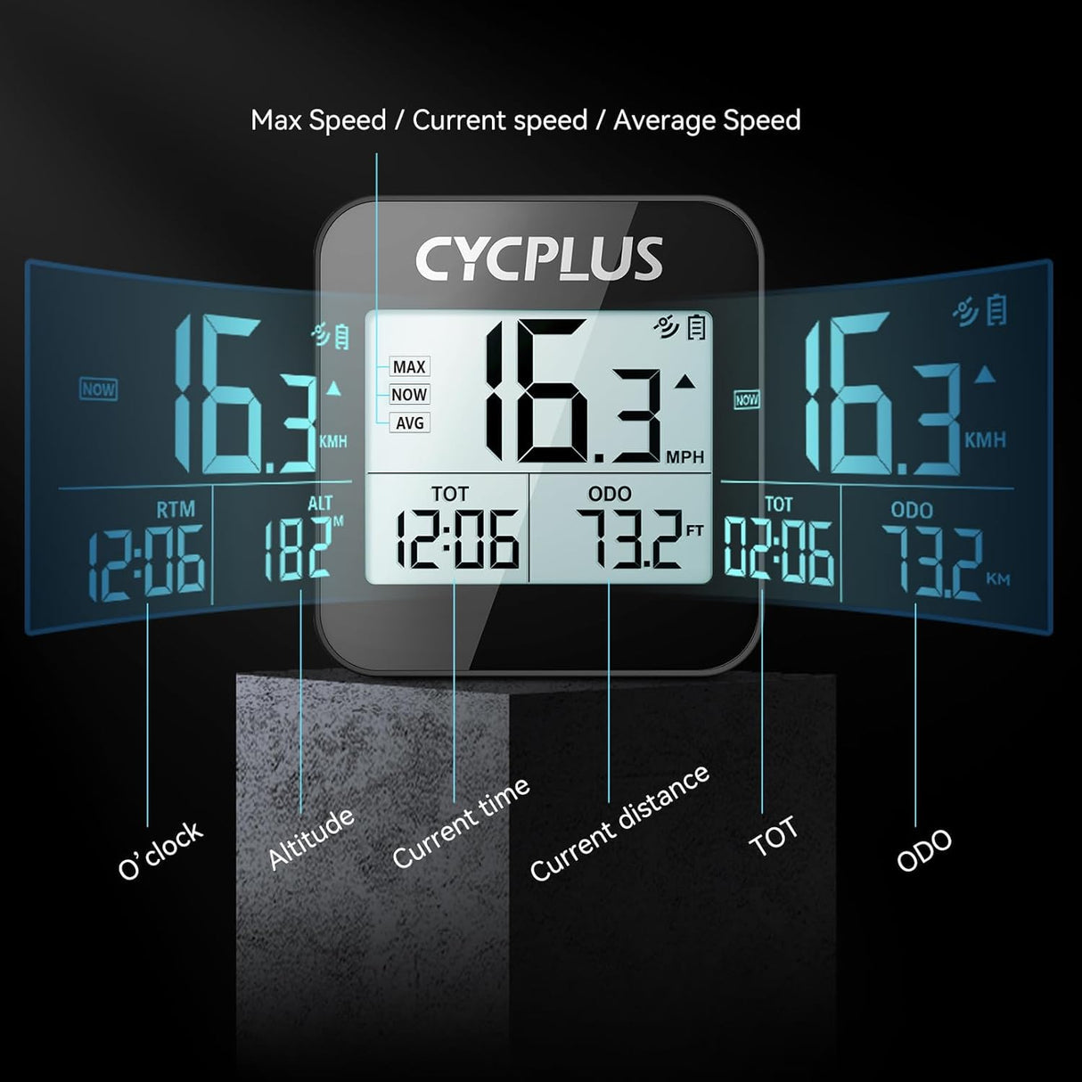 Wireless GPS Bike Computer G1 by CYCPLUS