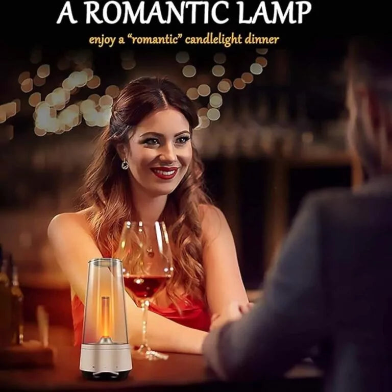 Candle Flame Lamp With Bluetooth Speaker