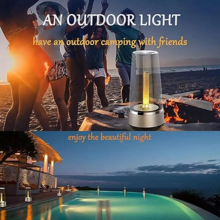 Candle Flame Lamp With Bluetooth Speaker