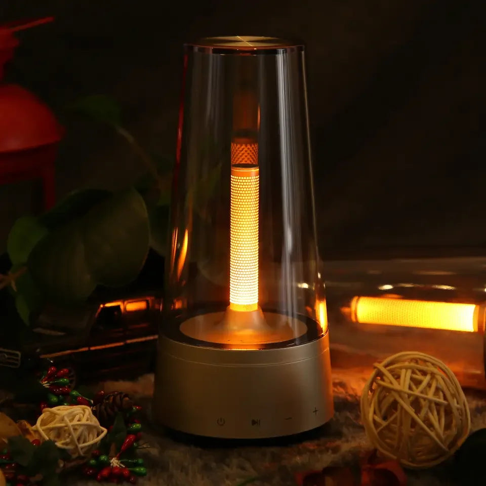 Candle Flame Lamp With Bluetooth Speaker