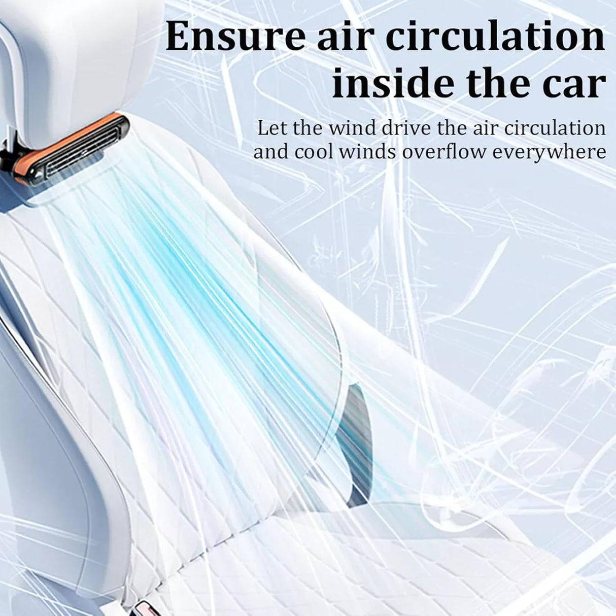 Car Seat Cooling Fan CF04