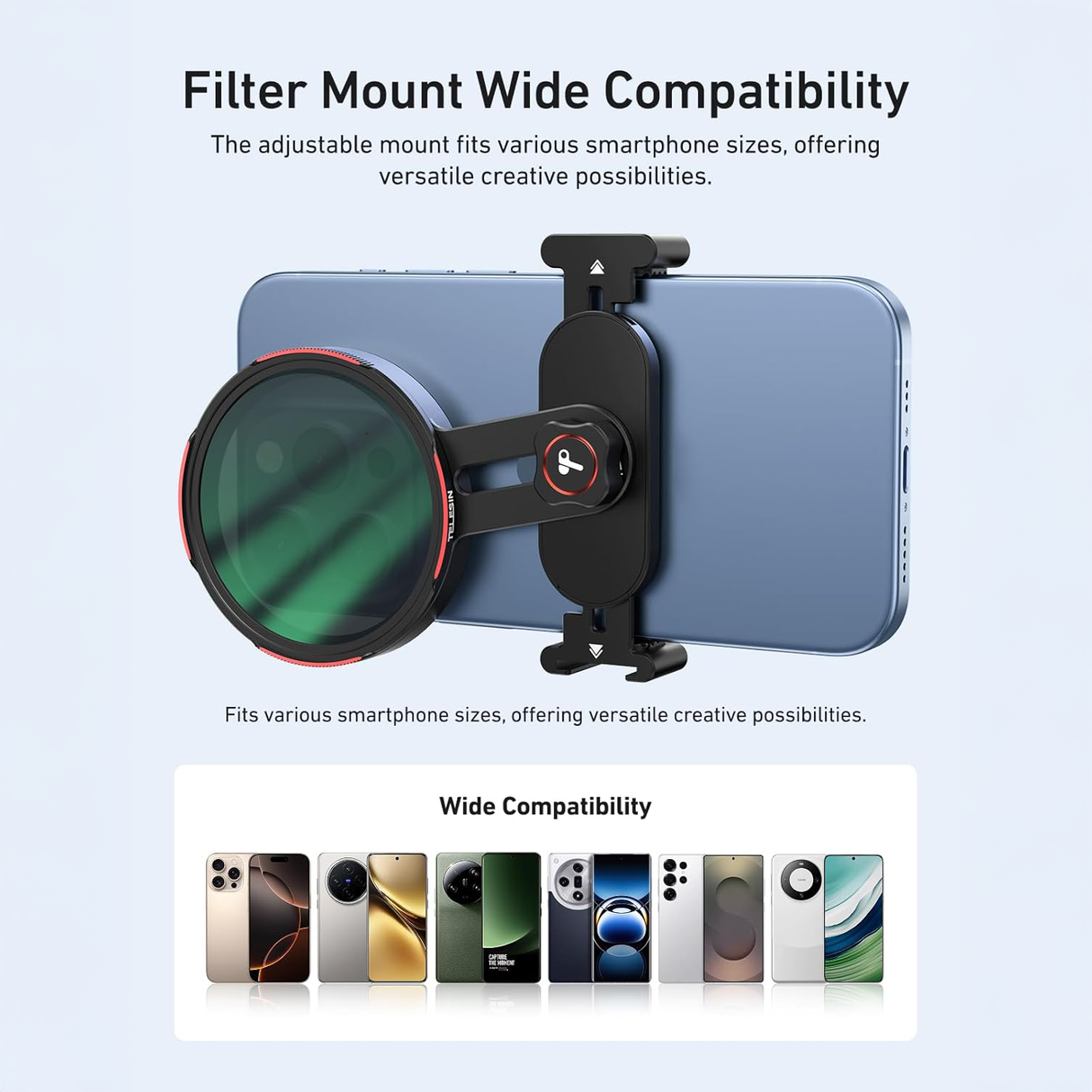 Circular Polarizer Filter 67mm CPL by TELESIN
