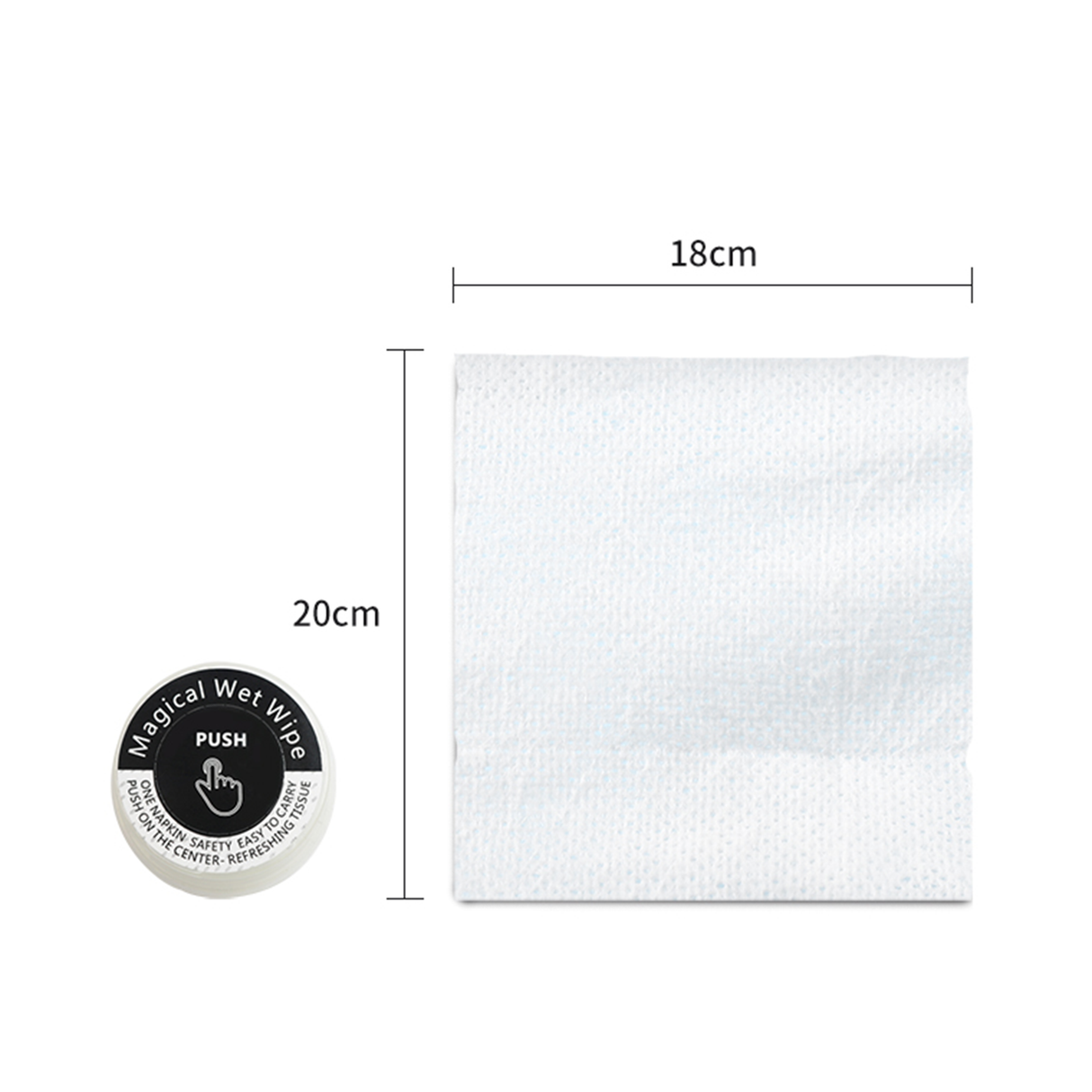 Compressed Hand Wipes Tablets 10 PCS