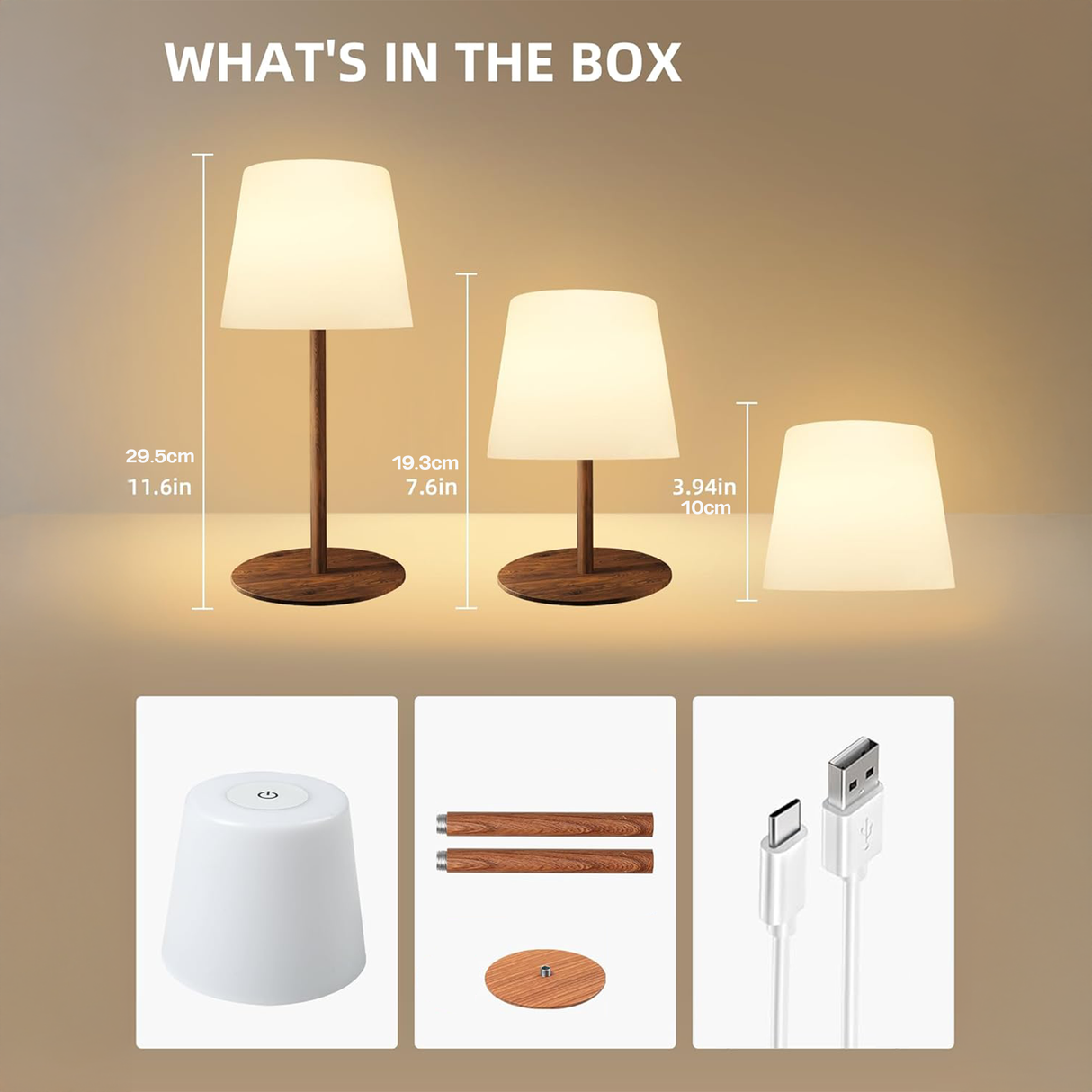 Cordless LED Table Lamp by EZVALO