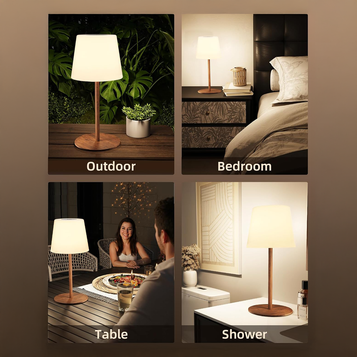 Cordless LED Table Lamp by EZVALO