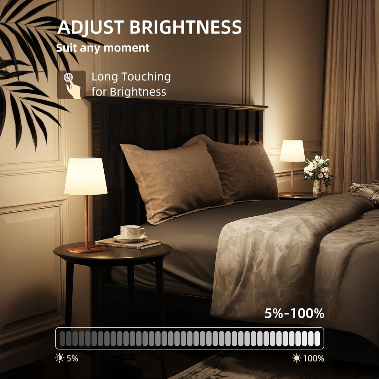 Cordless LED Table Lamp by EZVALO