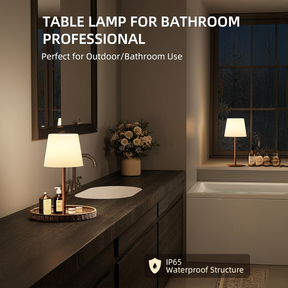 Cordless LED Table Lamp by EZVALO