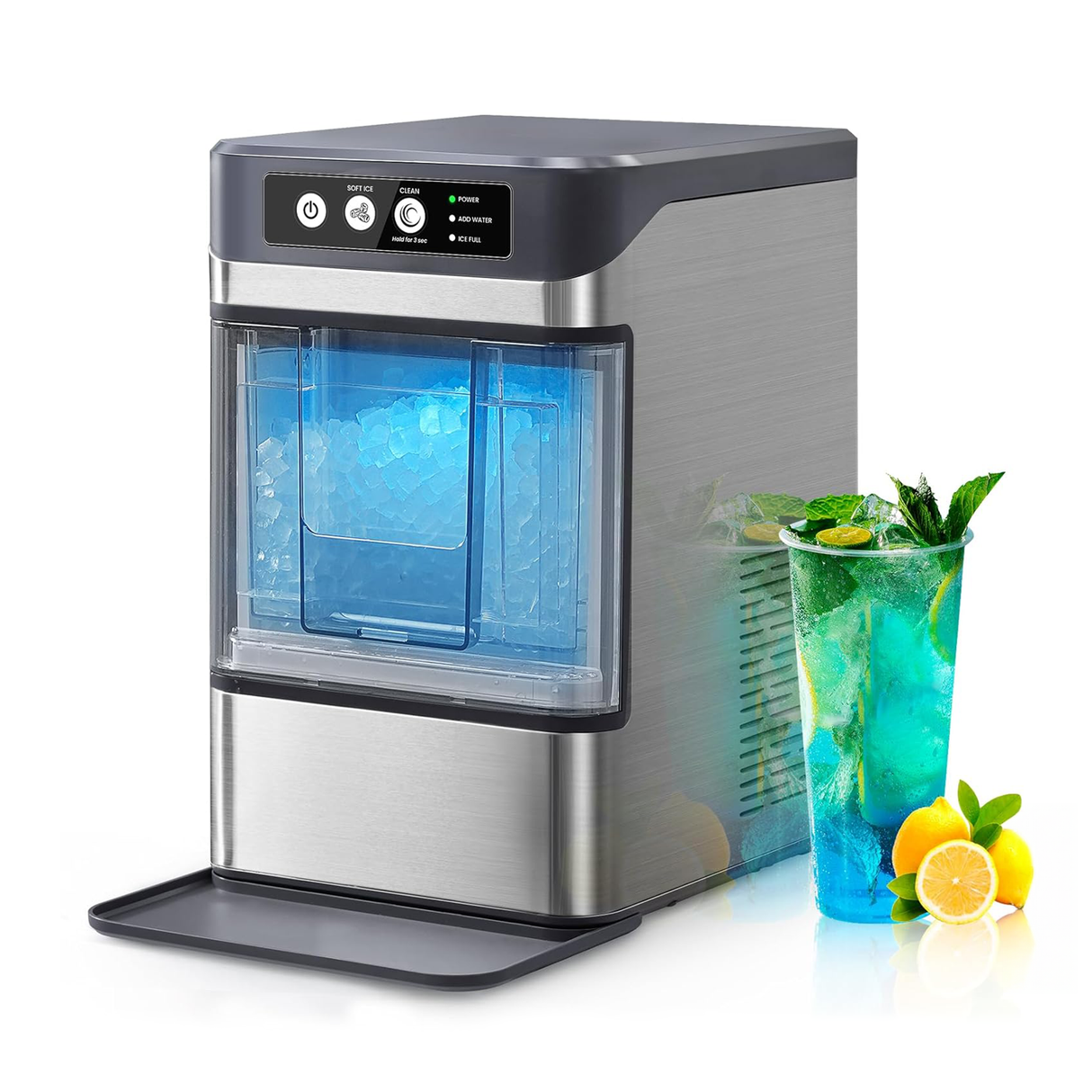 Automatic Countertop Ice Maker – Fast & Hygienic