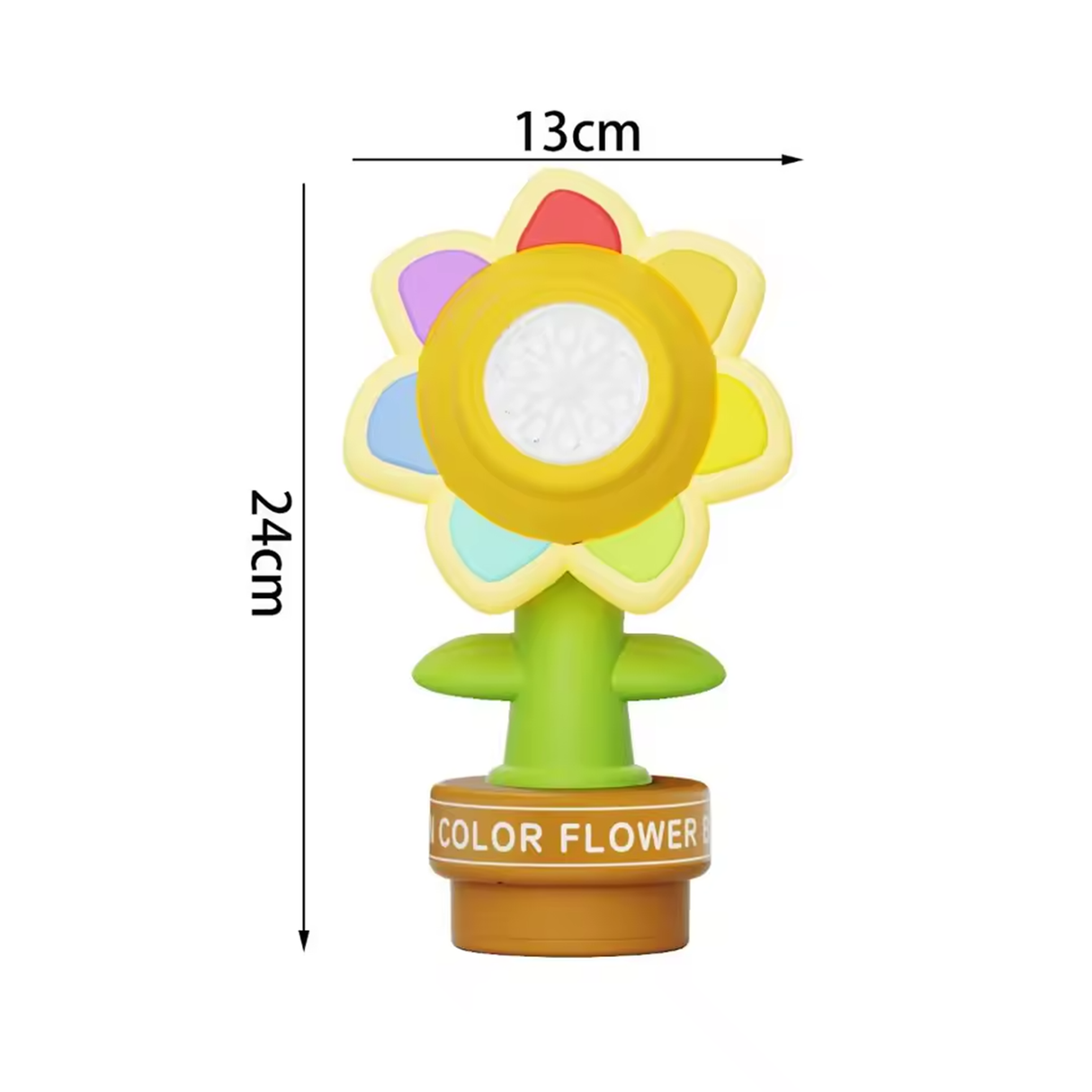 Dancing Sunflower Bubble Machine with Remote Control