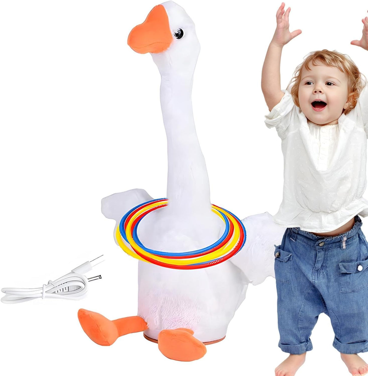 Dancing Singing Duck Toy Ring Toss Games | Kids Toy | Tradeo Shopping