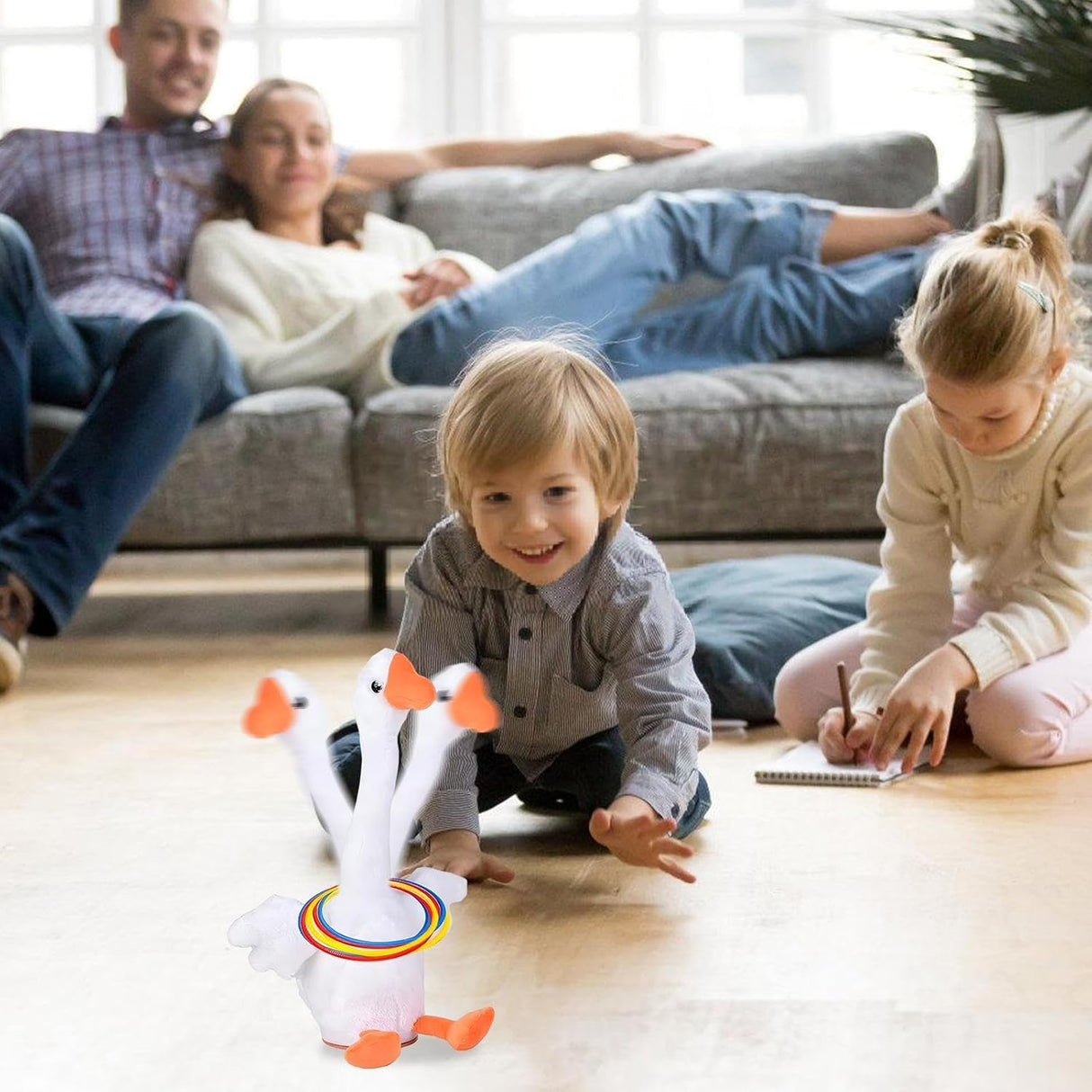 Dancing Singing Duck Toy Ring Toss Games | Kids Toy | Tradeo Shopping