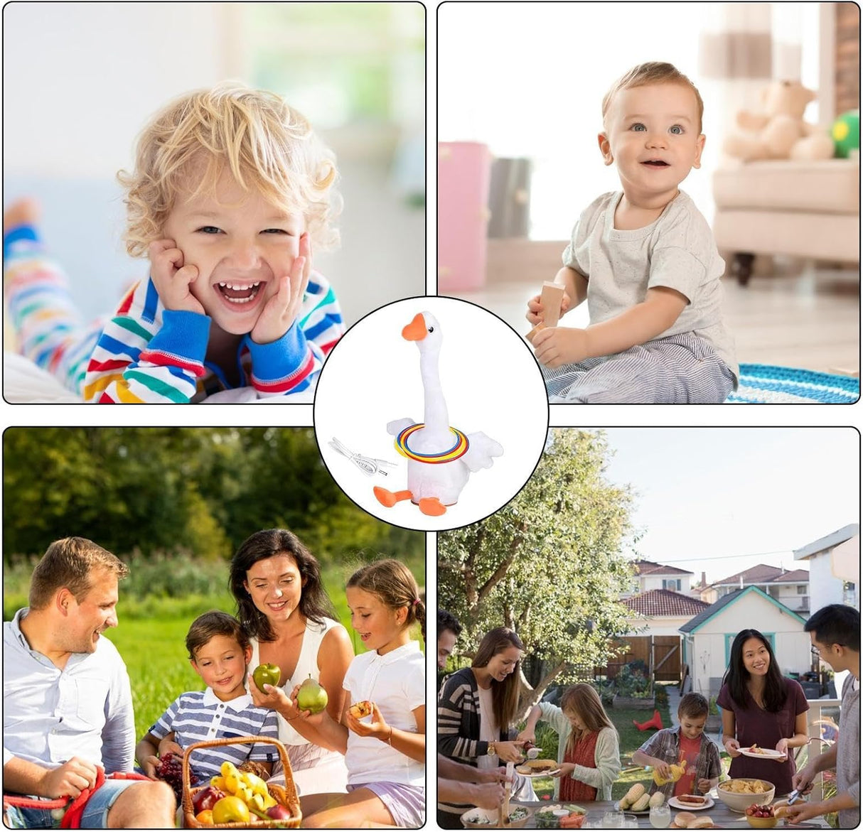 Dancing Singing Duck Toy Ring Toss Games | Kids Toy | Tradeo Shopping