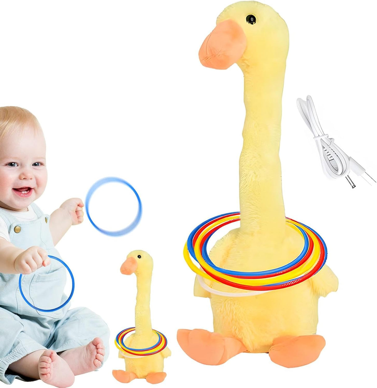 Dancing Singing Duck Toy Ring Toss Games | Kids Toy | Tradeo Shopping
