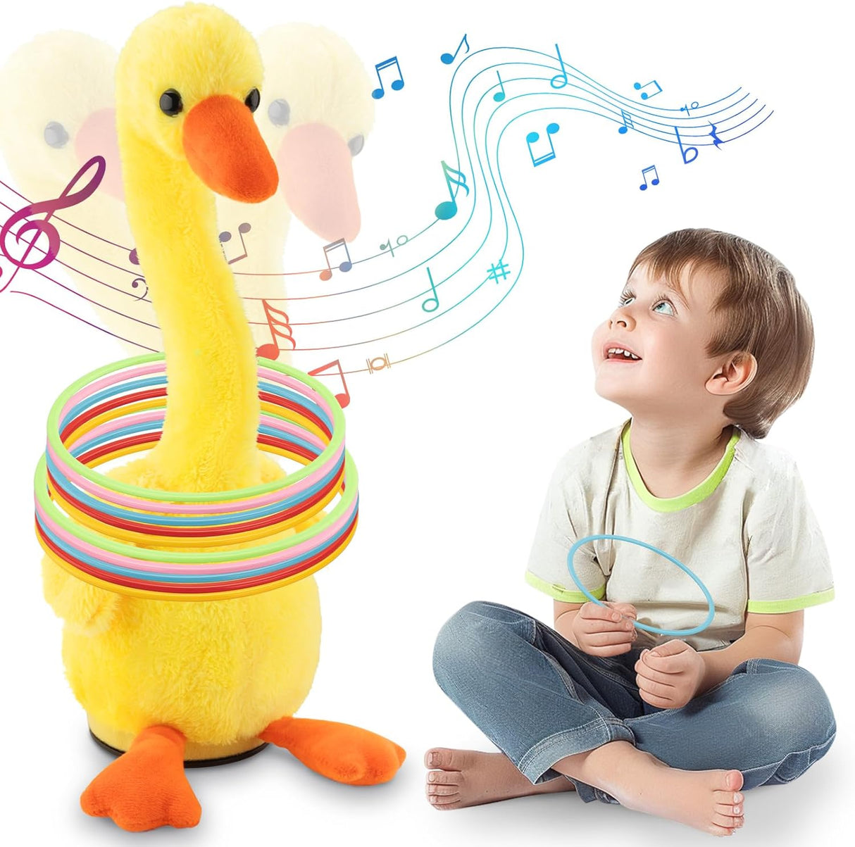 Dancing Singing Duck Toy Ring Toss Games | Kids Toy | Tradeo Shopping