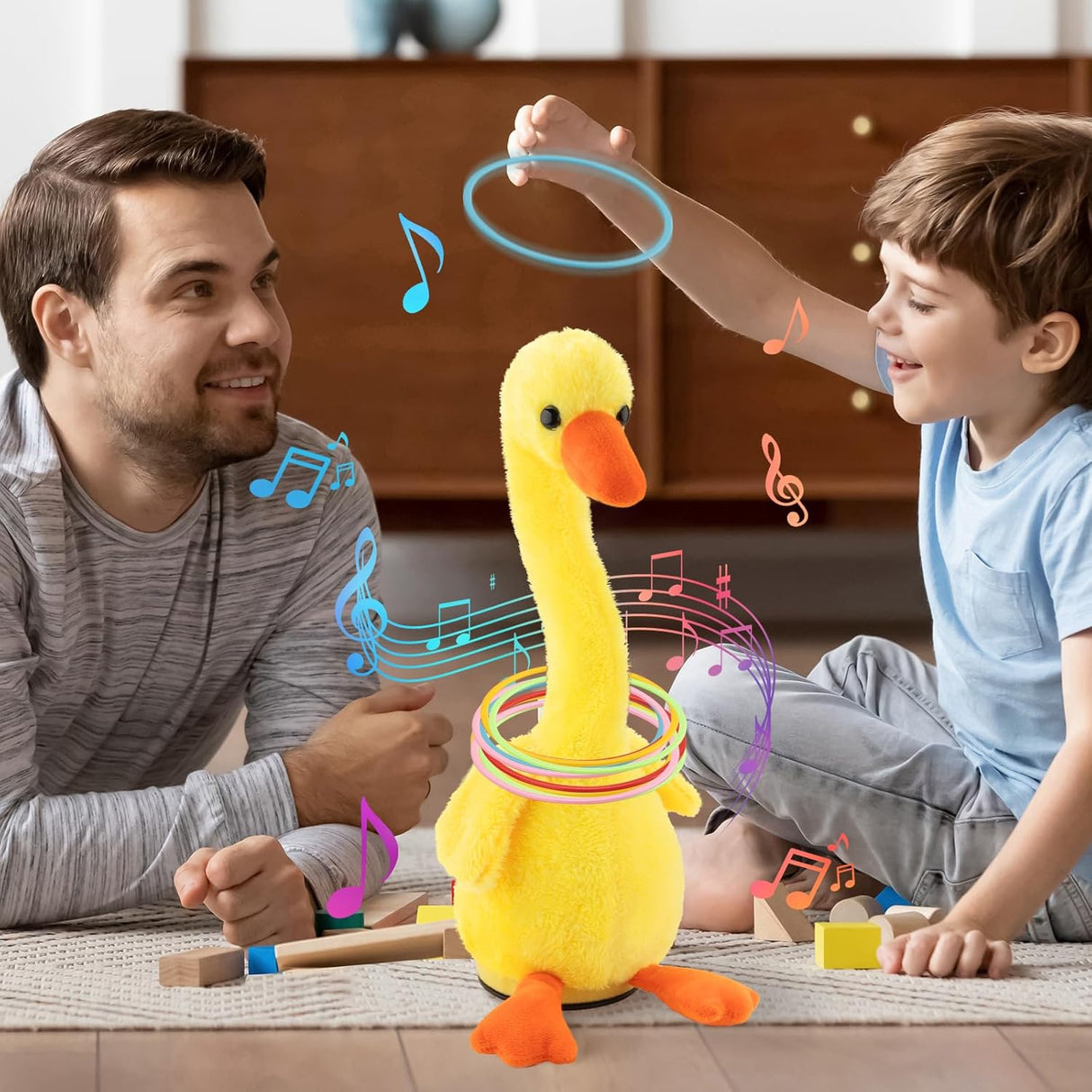 Dancing Singing Duck Toy Ring Toss Games | Kids Toy | Tradeo Shopping