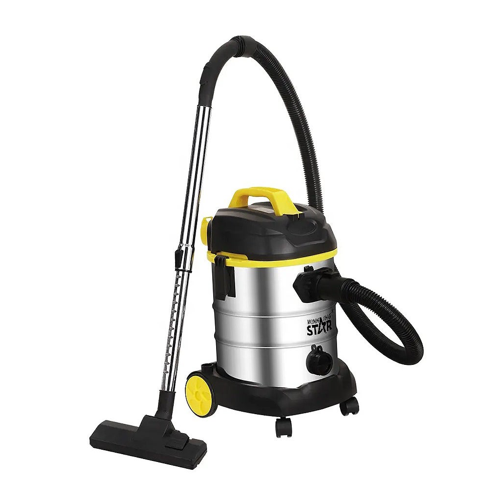 Dry & Wet 1600W Vacuum Cleaner ST-5034 25L Stainless Steel by WINNING STAR