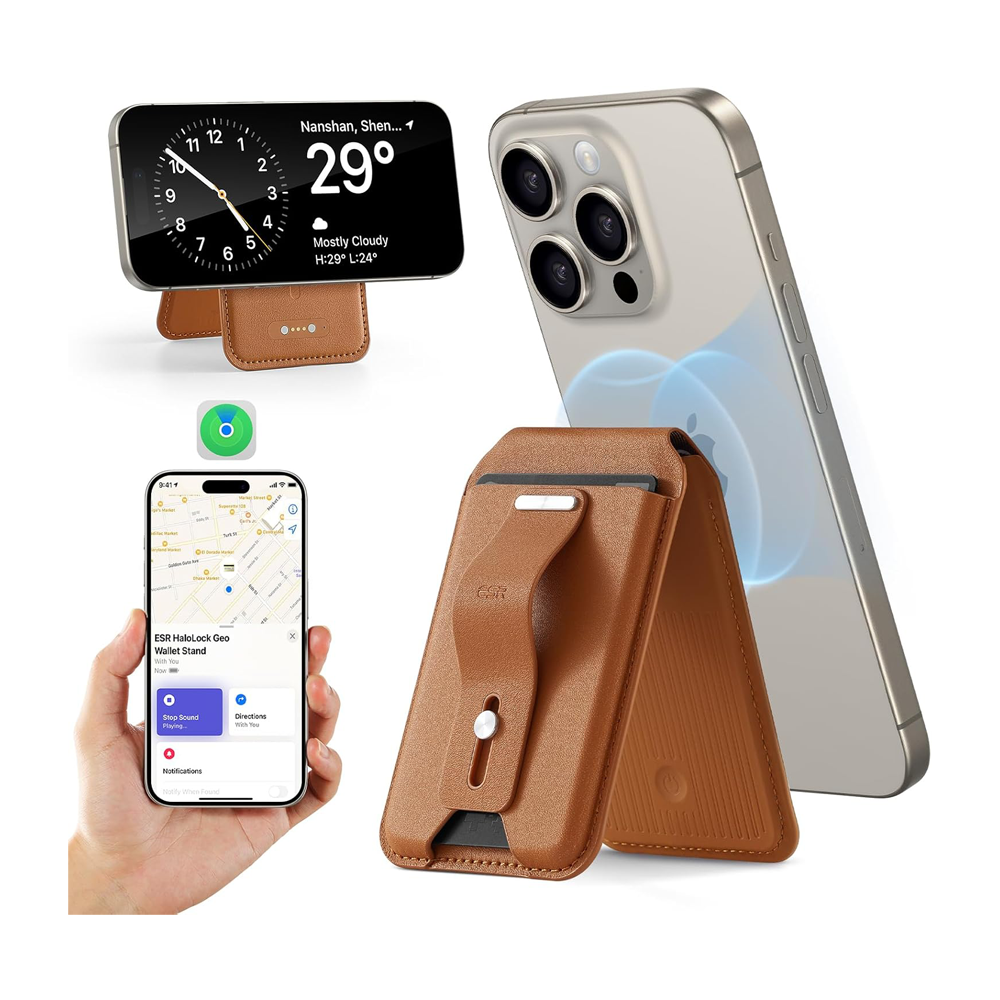 GEO Smart Card Storage with Adjustable Stand & Grip by ESR | Wallet Stand | Tradeo Shopping