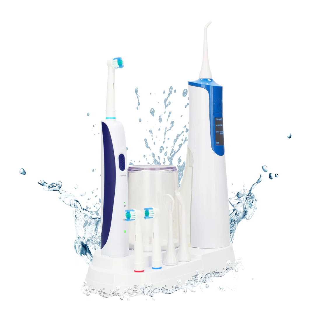 Electric Toothbrush and Water Flosser Kit by Perfect smile