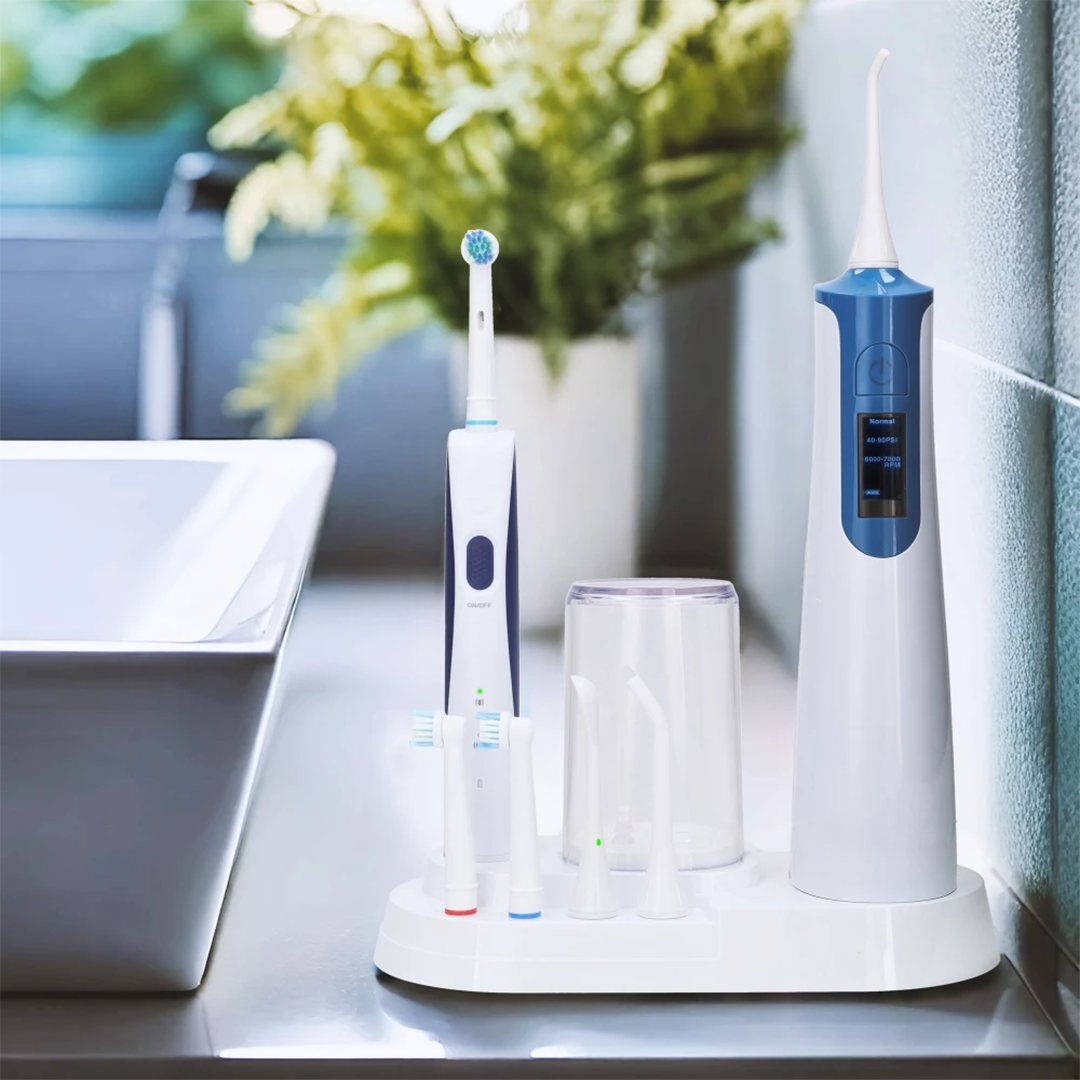 Electric Toothbrush and Water Flosser Kit by Perfect smile