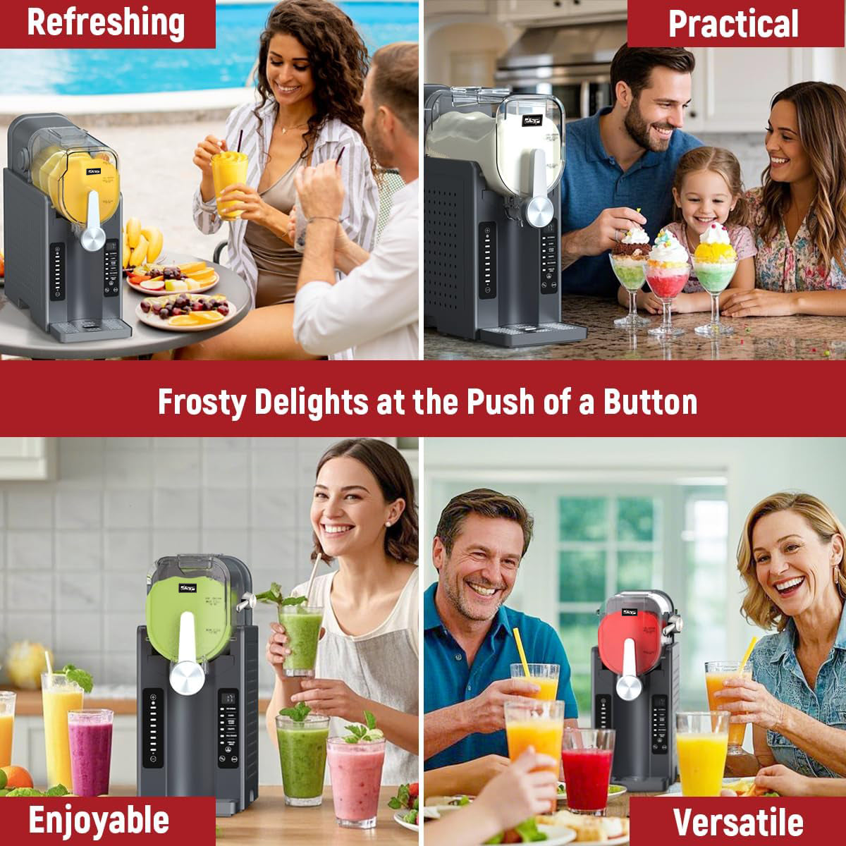 Electric Frozen Dessert & Slushie Maker by DSP
