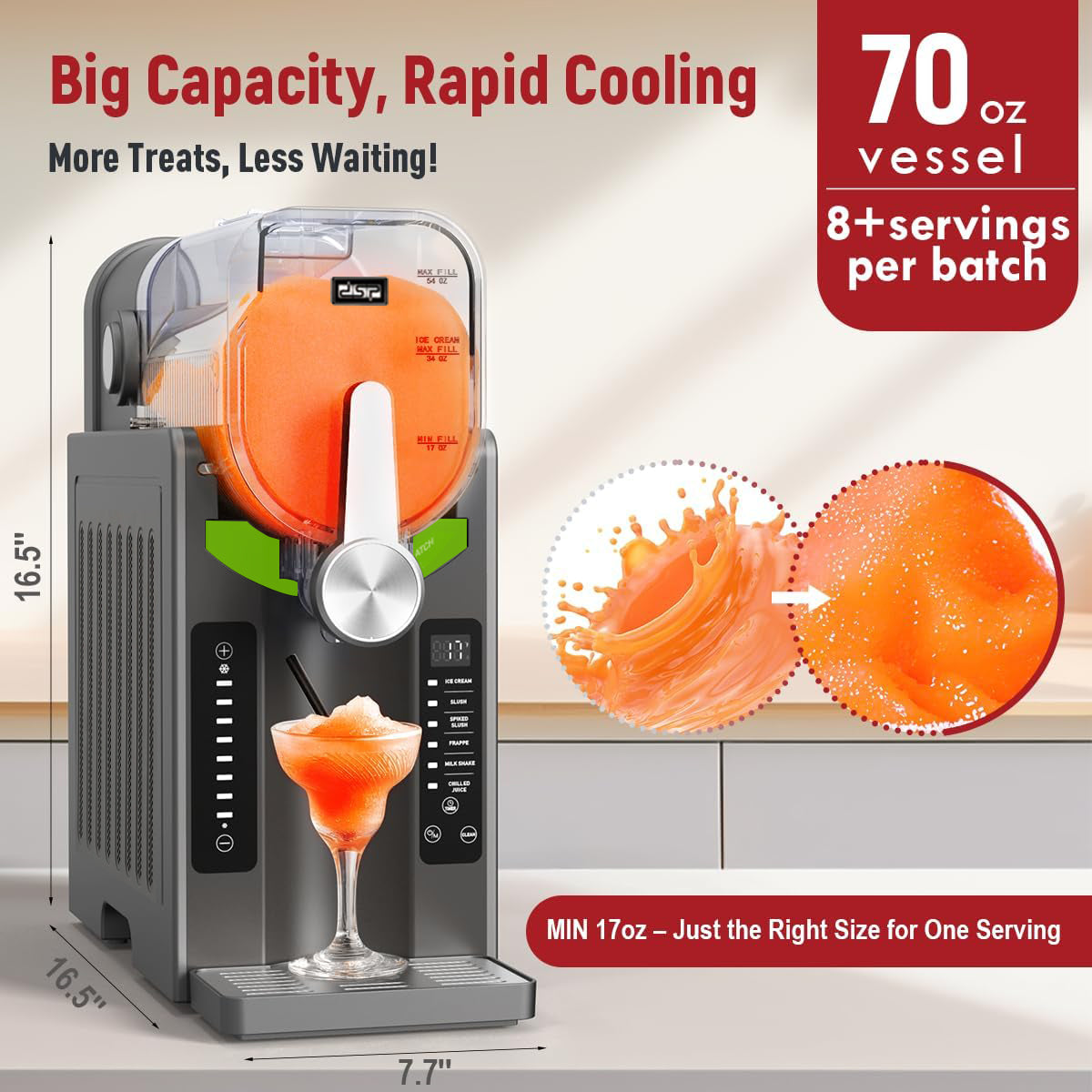 Electric Frozen Dessert & Slushie Maker by DSP