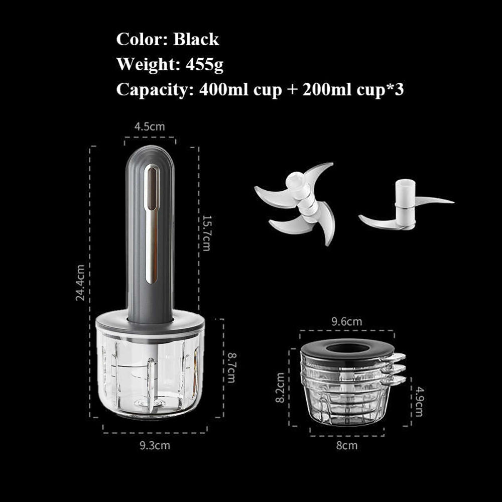Electric Handy Stick Food Chopper Combo | Food Chopper | Tradeo Shopping