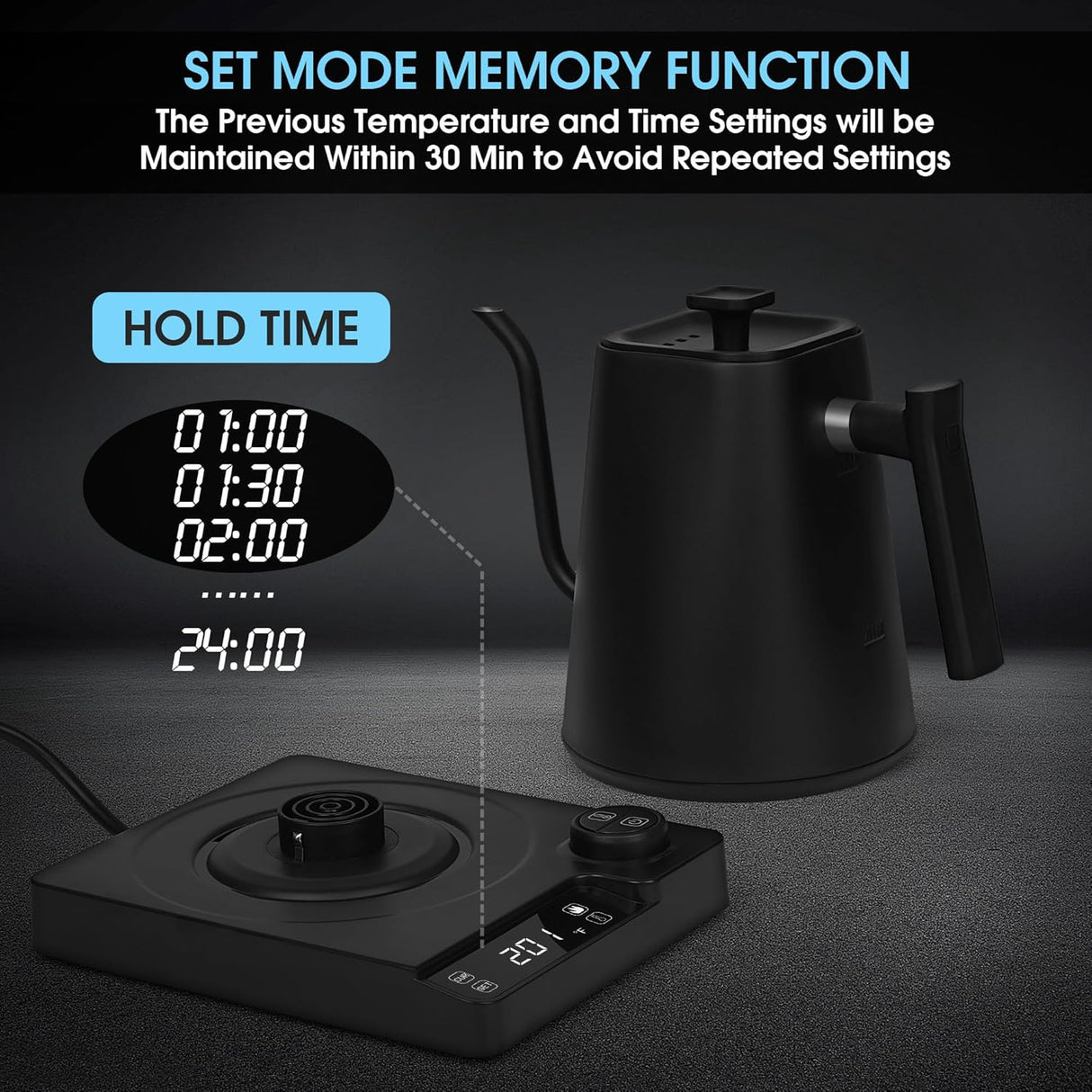 KT10 PRO Electric Kettle 1L | Electric Kettle | Tradeo Shopping