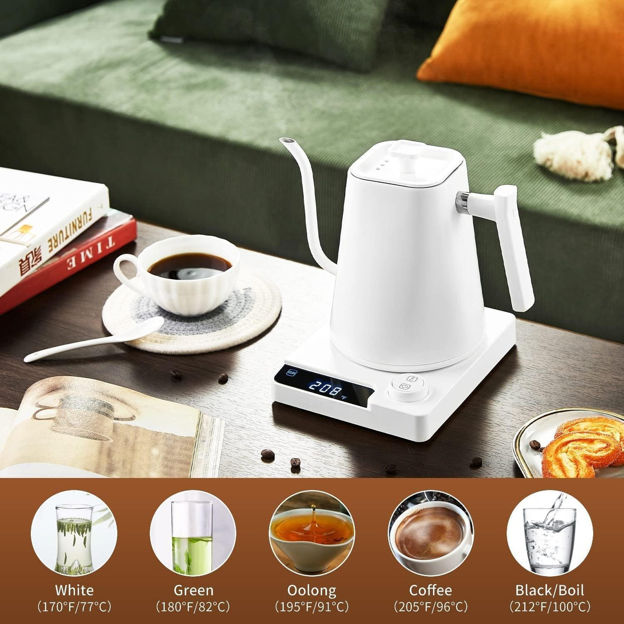 KT10 PRO Electric Kettle 1L | Electric Kettle | Tradeo Shopping