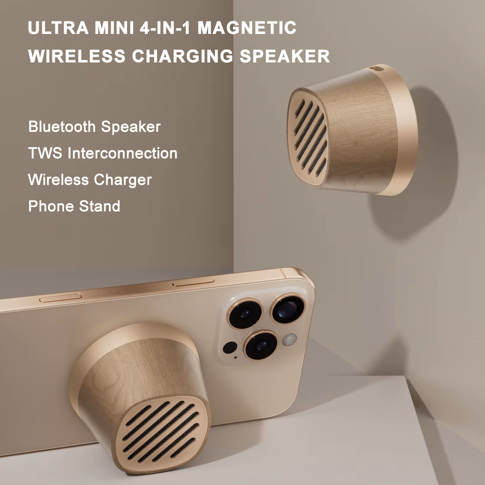 4-in-1 Magnetic MagSafe Charger Speaker K13 by Ezvalo