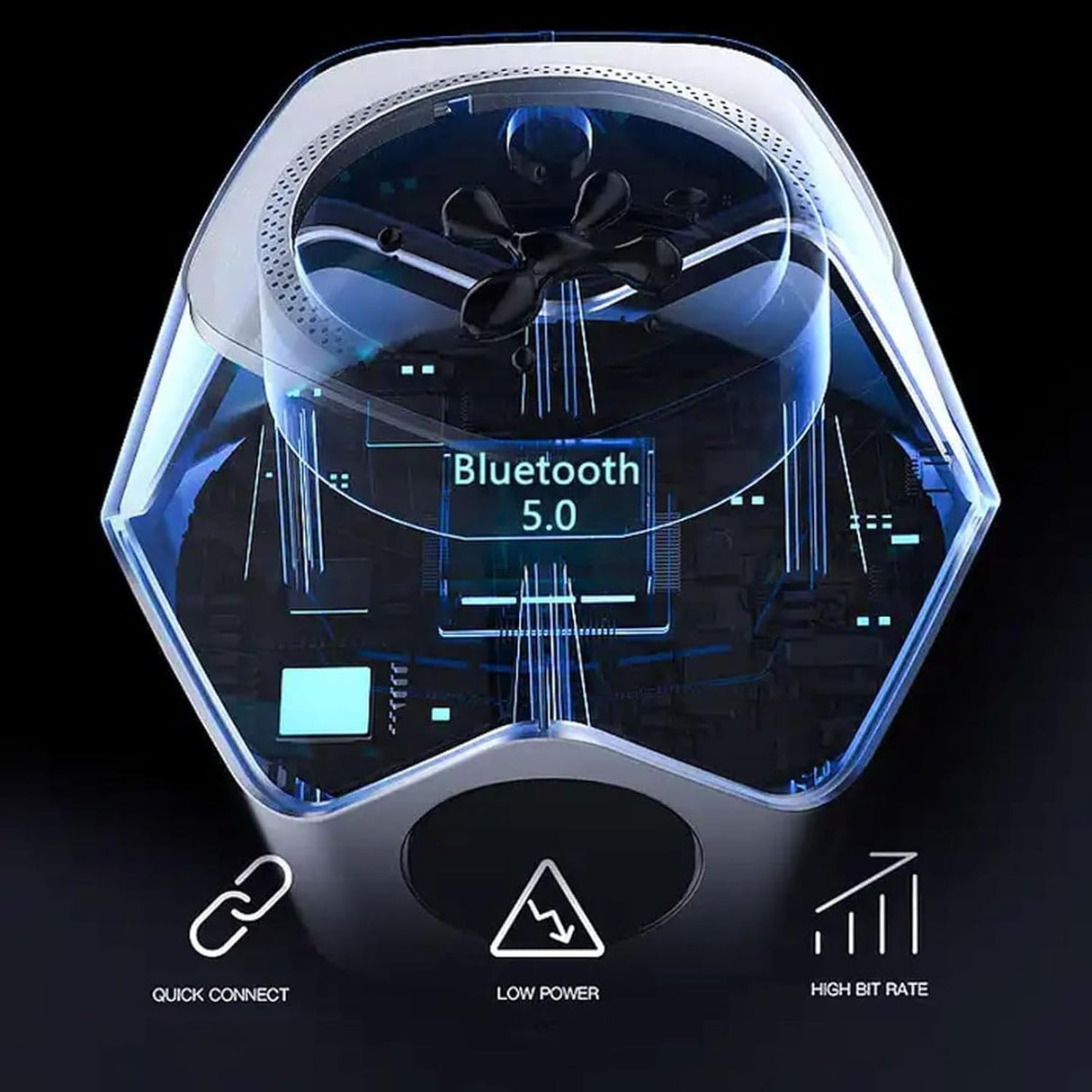 Magnetic Ferro fluid Bluetooth Speaker by FREKVENS | Speaker | Tradeo Shopping