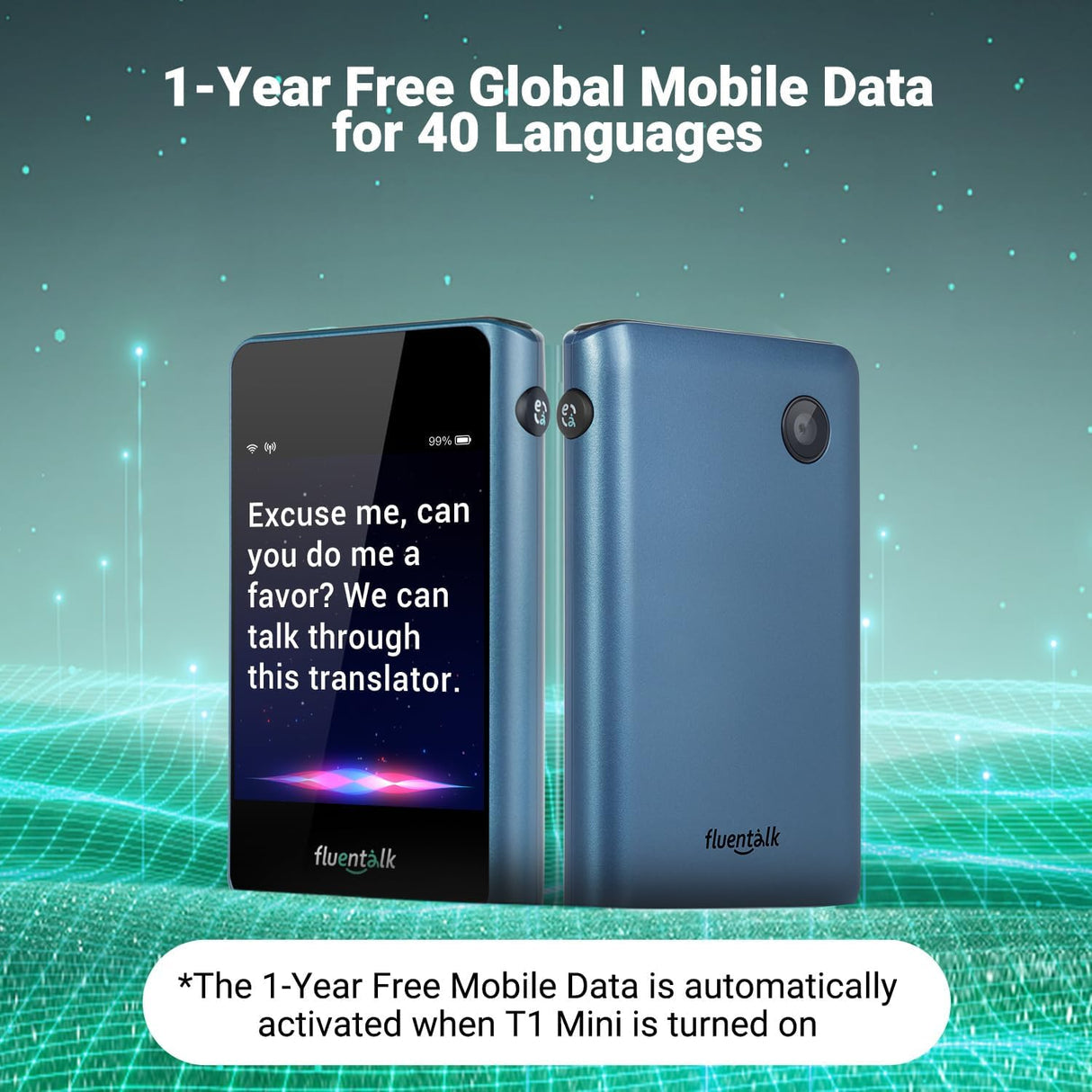 Timekettle Fluentalk Mini Language Translator Device T1 | Translator Device | Tradeo Shopping