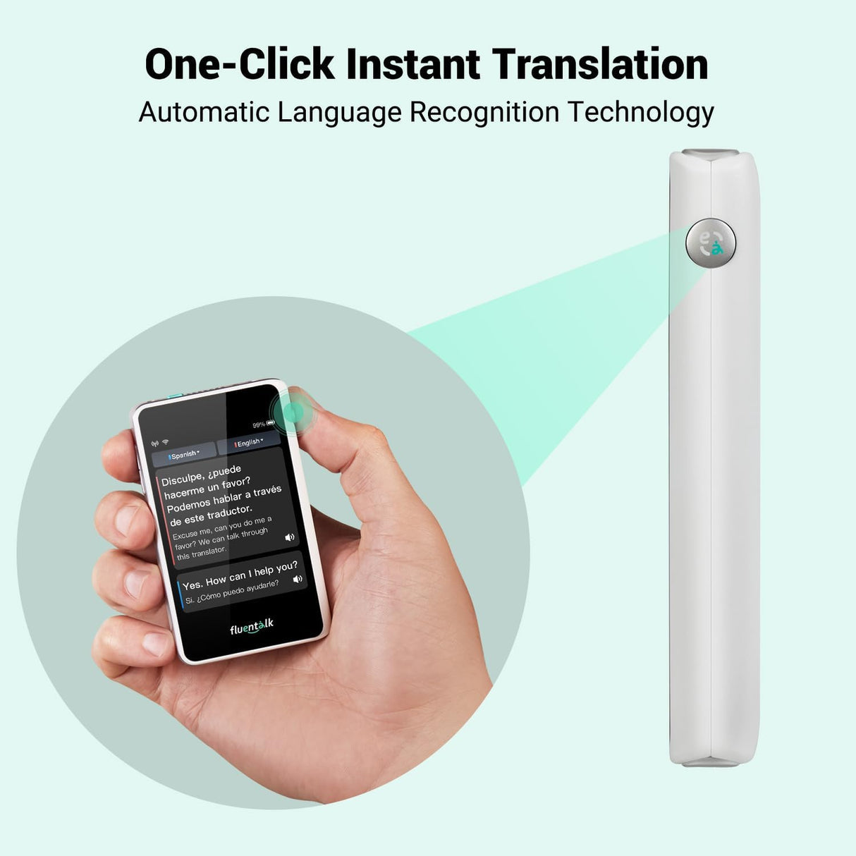 Timekettle Fluentalk Mini Language Translator Device T1 | Translator Device | Tradeo Shopping