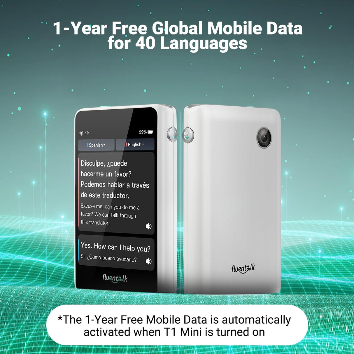 Timekettle Fluentalk Mini Language Translator Device T1 | Translator Device | Tradeo Shopping